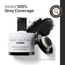 Bare Anatomy Cover-Up Hair Powder 100% Instant Grey Coverage Seamless Natural Finish