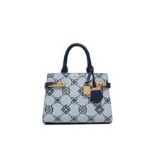 Aldo Lisbon Blue Womens Satchel Bag with Detachable Strap