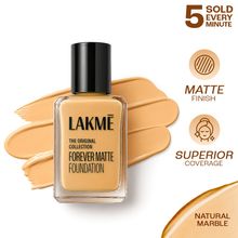 Lakme Forever Matte Foundation For Superior Coverage, Vitamin E, Lightweight & Water-Resist , Marble