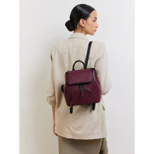 MIRAGGIO Clair Backpack For Travel & Everyday Use- Wine
