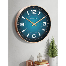 Nautica Modern Wall Clock for Latest Stylish Home Glossy Rim Multi-Color