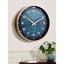 Nautica Modern Wall Clock for Latest Stylish Home Chrome Dial Multi-Color