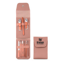Bronson Professional 9 Pc Manicure& Pedicure Grooming Kit with Travel Pouch