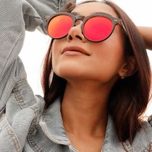 Pipa Bella by Nykaa Fashion Casual Brown Round Wayfarer Sunglass