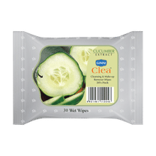 Ginni Clea Cleansing & Makeup Remover Wet Wipes - Cucumber (30 Wipes)