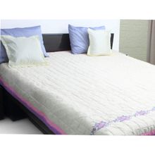 COCOBEE HOME LINENS Silk Bedspreads (Cream) (King)