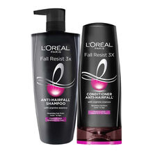 L'Oreal Paris Fall Resist 2 Step Combo for Hair Fall Control - Shampoo + Conditioner