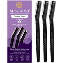 Mom & World ShaveRush Women Precision Face Razors, Nano Coating Technology, 5 IN 1 - Pack of 3