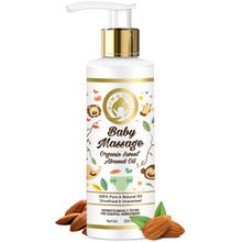 Mom & World Baby Massage Pure Organic Sweet Almond Oil Cold Pressed