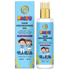 Mom & World Kidsy Hair Nourishing Oil With Comb Applicator For Kids - Dermatologically Tested