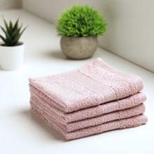 SPACES Colorfas Pure Cotton Face Towel-Peach (M)