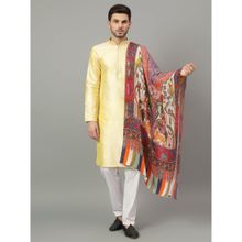 Mizash Modal Silk Extra Soft Printed Stole - White