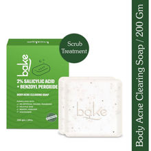 BAKE 2% Salicylic Acid + Benzoyl Peroxide Scrub Treatment Soap (Pack of 2) for Body & Back Acne