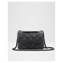 Aldo LATISSE008 Black Patterned Sling and Cross Bag