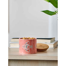 Chumbak Tropical Owl Pink Storage Jar