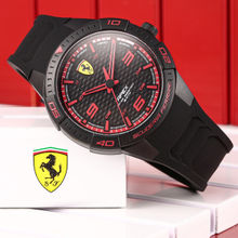 Scuderia Ferrari Apex 0830662 Black Dial Analog Watch For Men