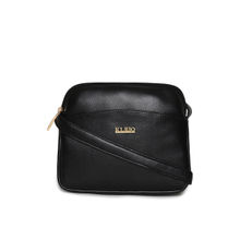KLEIO Multipocket Light Trendy Cross Body Black Sling Bag (HO8014KL-BL)