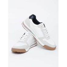 Snitch White Mesh Sneakers