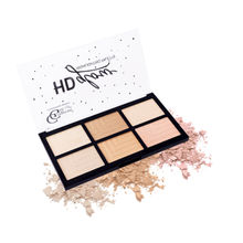 Gorgeous Girl 6 Color HD Glow Highlighter, Highly Pigmented & Blendable