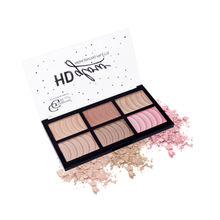 Gorgeous Girl 6 Color HD Glow Highlighter, Highly Pigmented & Blendable