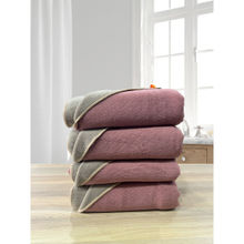 LABHAM Mauve Microfiber Reversible Bath Towel
