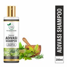 TQS Adivshi Herbal Shampoo With Hibiscus, Shikakai, Amla, Flax Seeds For Thick & Long Hair