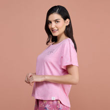Nykd by Nykaa Neppy Lace Detail Tee - Nys134 - Pastel Lavender