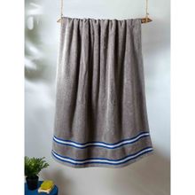 Nautica Super Soft Zero Twist 100% Cotton Towel -1Pc Bath Towel Solid-Grey