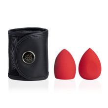 PAC Ultimate Beauty Blender Sponge Red - Durable, Multi-Functional, Low Absorption, Breathable Pouch