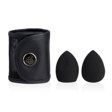 PAC Ultimate Beauty Blender Sponge Black -Durable, Multi-Functional, Low Absorption Breathable Pouch