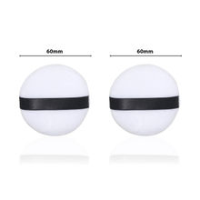 PAC Medium Cotton Round Puff - White 2 Pc