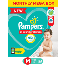Pampers New Diaper Pants Super Value Box - M (Pack of 152)