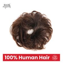 HairOriginals Messy Bun Scrunchie - Natural Brown