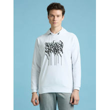 Pepe Jeans White Graphic Print Full Sleeved Sweatshirt