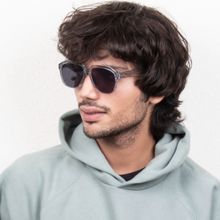 TED SMITH Iconic Aviator Uv Protection Grey Sunglasses for Mens Womens