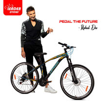Leader 700C 21Speed Hybrid City Cycle with Dual Disc Brake and Front Suspension Ideal for 12+ Years