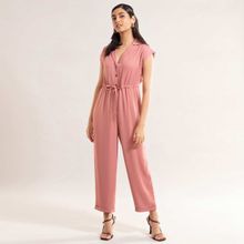 Twenty Dresses by Nykaa Fashion Pink Contemporary Burst Jumpsuit