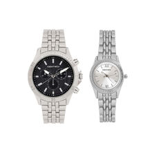 Joker & Witch Silver Luke & Lorelai Couple Watches - JWJCW399 (M)