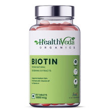 Health Veda Organics Biotin Tablets For Healthy Hair & Beautiful Skin & Nail Growth