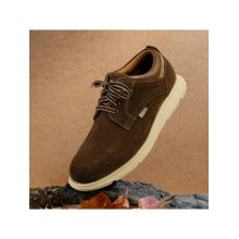 Mochi Men Brown Lace Up Casual Derbies