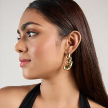 Pipa Bella by Nykaa Fashion Gold Water Drop Earrings