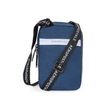 Aeropostale Foster Unisex Polyester Mobile Pouch Sling Bags - Navy Blue