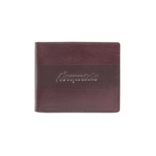 Aeropostale Men Pompano Leather Global Coin Wallet - Wine