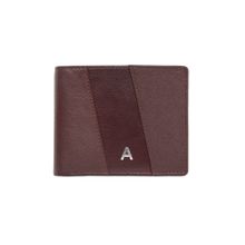 Aeropostale Wine Solid Leather Wallet