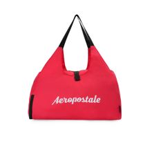 Aeropostale Red Solid Polyester Duffle Bag