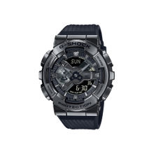 Casio G-Shock G-Steel GM-110BB-1ADR Black Ip Analog-Digital Dial Black Resin Strap Men'S Watch G1370