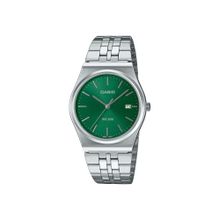 Casio Men Enticer Green Dial Analog Stainless Steel Watch - MTP-B145D-3AVDF