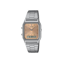 Casio Unisex Vintage Orange Dial Analog & Digital Watch - AQ-230A-4AMQYDF (M)
