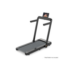 Flexnest Flexpad German Designed 2-in-1 Foldable Treadmill with Dual Display (Black)