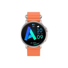 French Connection Nexus Premium Smart Watch with Orange Silicone Strap - FCSW03-1 (M)